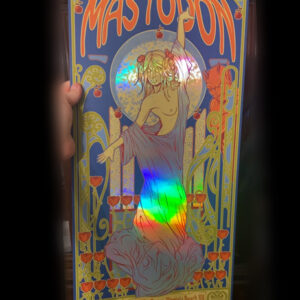 MASTODON screen printed show poster for (5-24-25) at The Dome in Virginia Beach, VA - FOIL PRINT!