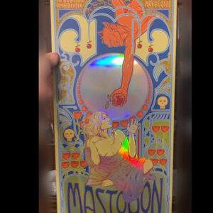 MASTODON screen printed show poster for (5-25- 25) at Hartford Healthcare Amphitheater in Bridgeport, CT. - FOIL PRINT!